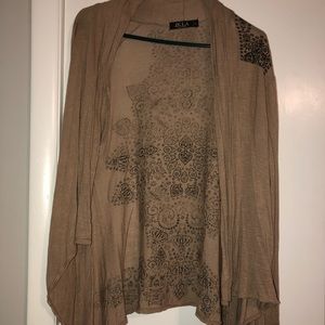 Tan Cardigan